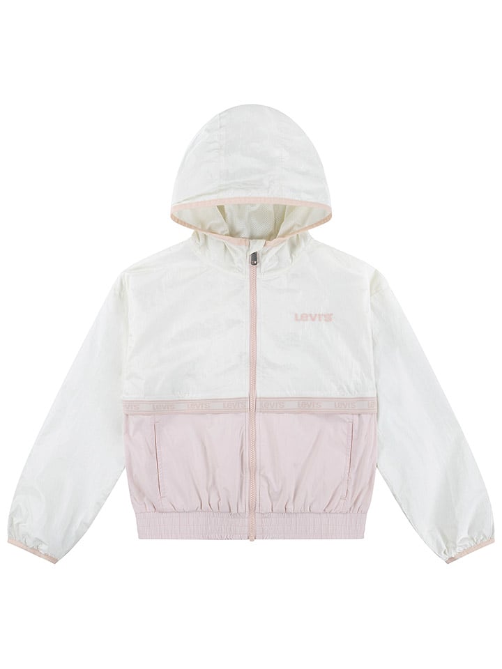 Levi's Kids Kurtka przejściowa w kolorze biało-jasnoróżowym rozmiar: 152