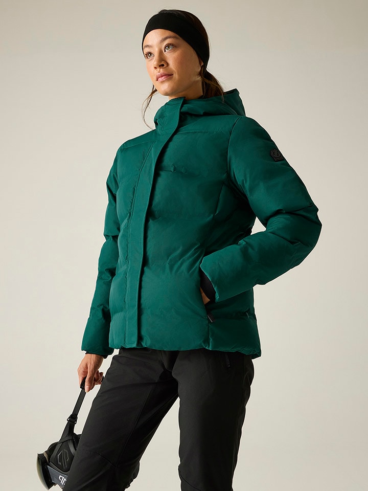 Dare 2b Kurtka pikowana "Entrusted" w kolorze ciemnozielonym rozmiar: 34