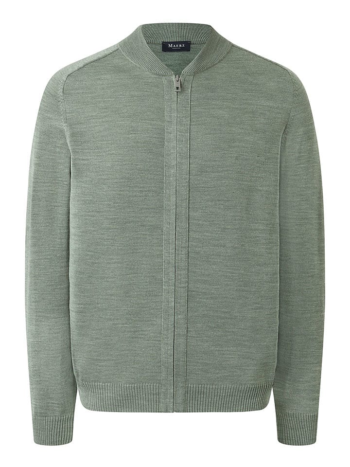 Maerz Muenchen Wełniany kardigan w kolorze miętowym rozmiar: 58
