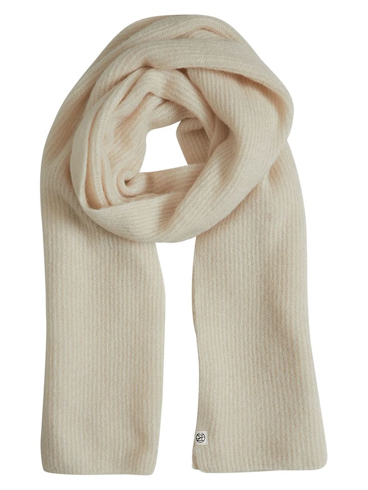 MOSS COPENHAGEN Szal "Hope" w kolorze kremowym rozmiar: onesize