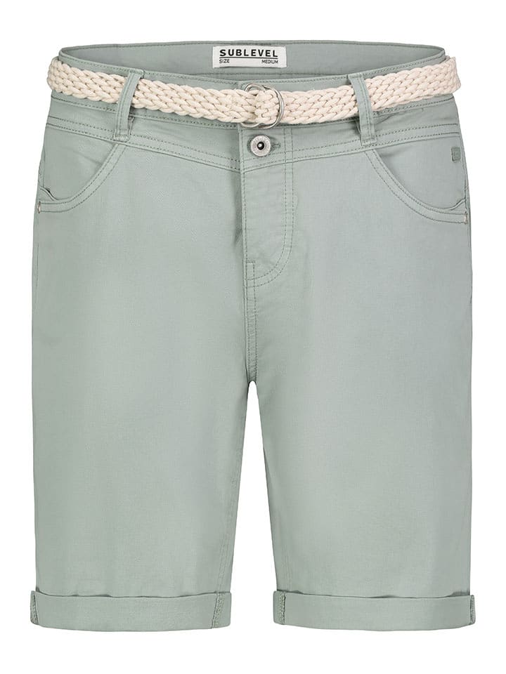 Sublevel Bermudy w kolorze zielonym rozmiar: S