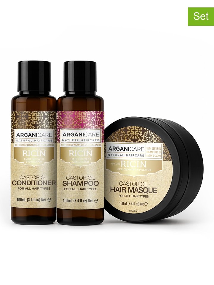 Argani Care 3-częściowy zestaw podróżny "Ricin" rozmiar: onesize