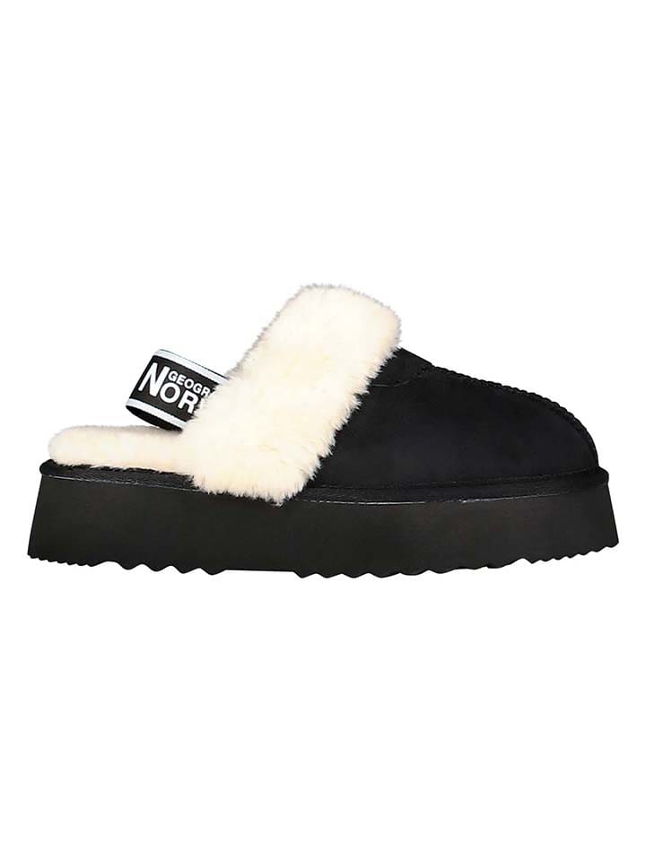 Geographical Norway Kapcie "Oscara" w kolorze czarnym rozmiar: 38