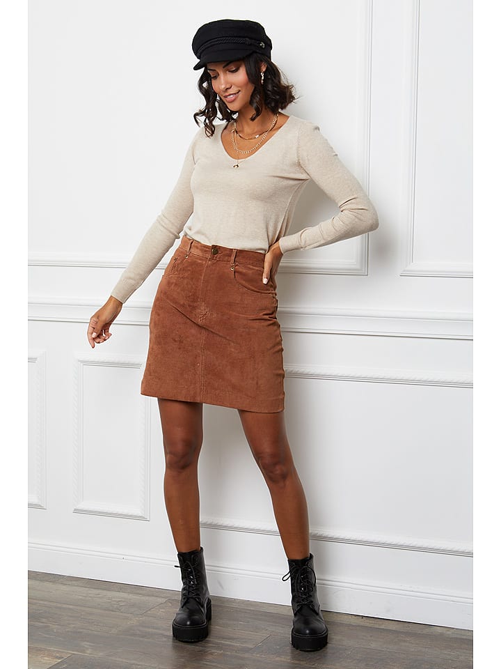 L'armoire de Suzette Sweter w kolorze beżowym rozmiar: 34/36