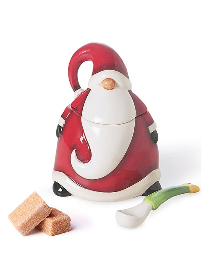 Trendy Kitchen by EXCÉLSA Cukierniczka w kolorze czerwono-białym - wys. 11 x Ø 8,5 cm rozmiar: onesize