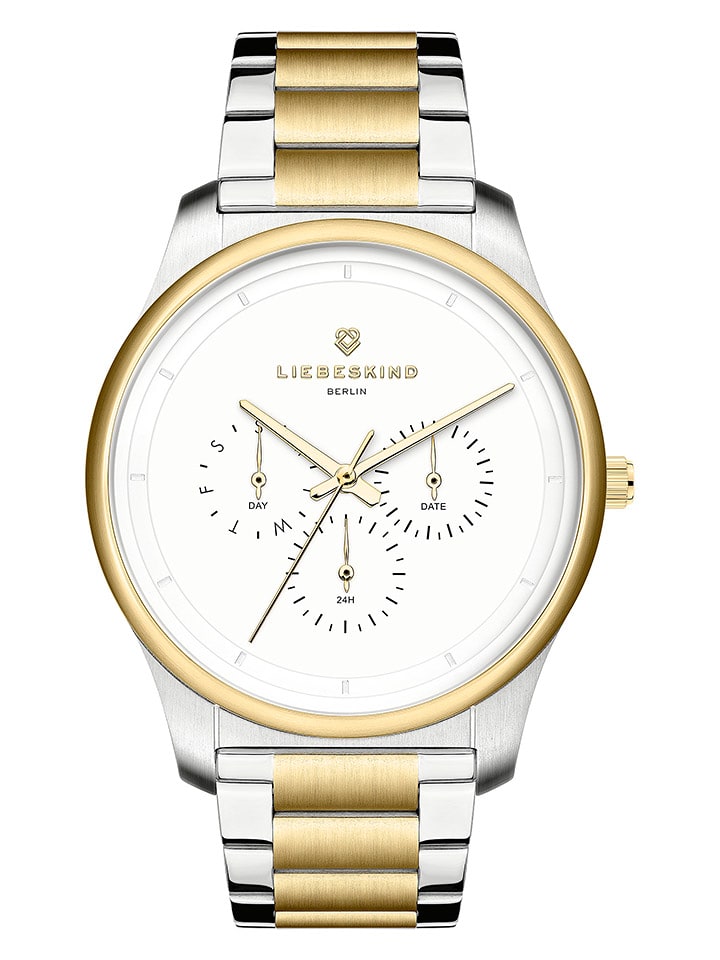 Liebeskind Chronograf w kolorze srebrno-złoto-białym rozmiar: onesize