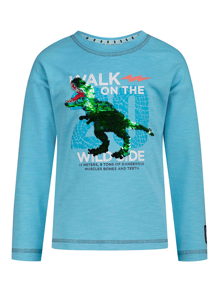 Salt and Pepper Koszulka w kolorze błękitnym rozmiar: 92/98