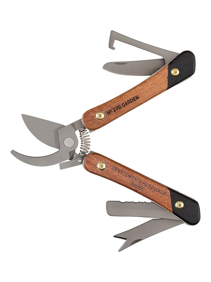 Gentlemen's Hardware Wielofunkcyjne narzędzie ogrodnicze 6w1 w kolorze jasnobrązowym - dł. 10 cm rozmiar: onesize