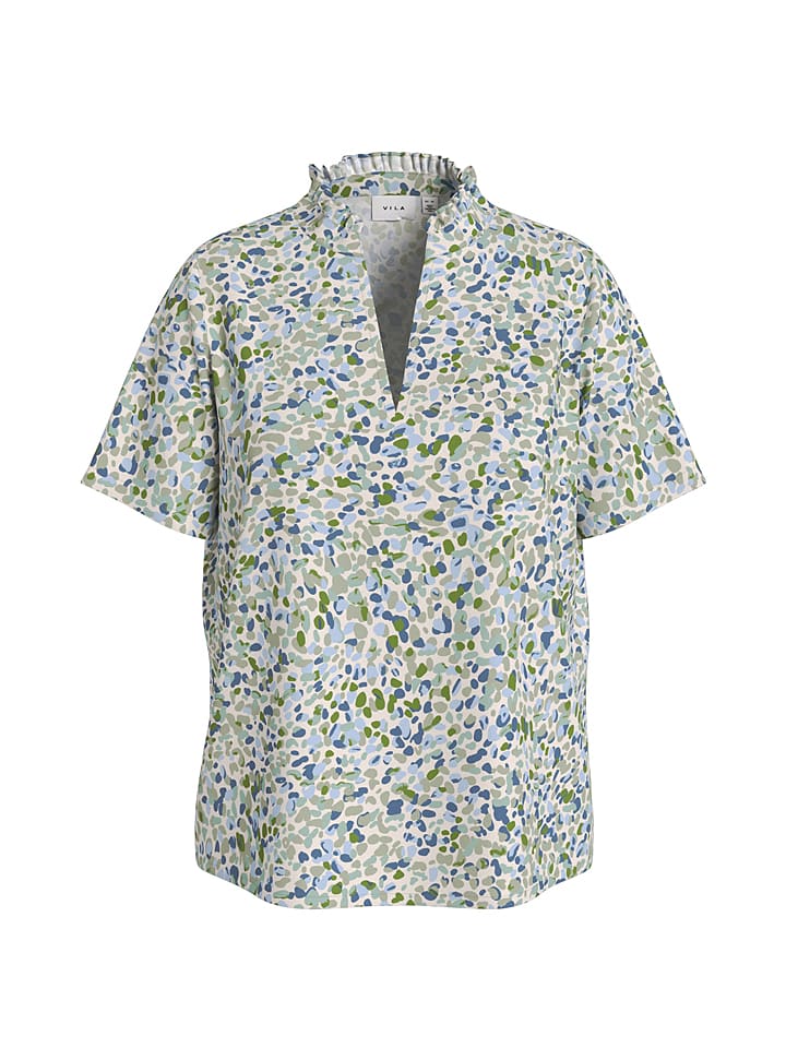 Vila Bluzka w kolorze niebiesko-zielonym rozmiar: 36