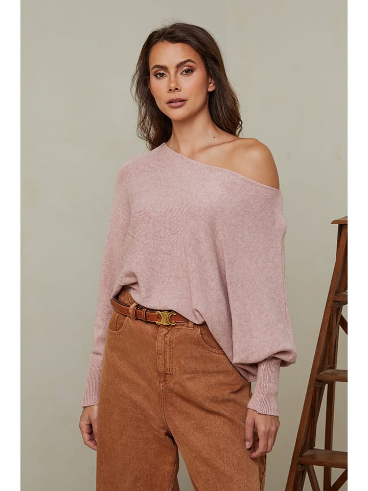 Joséfine Sweter "Hajos" w kolorze jasnoróżowym rozmiar: XL