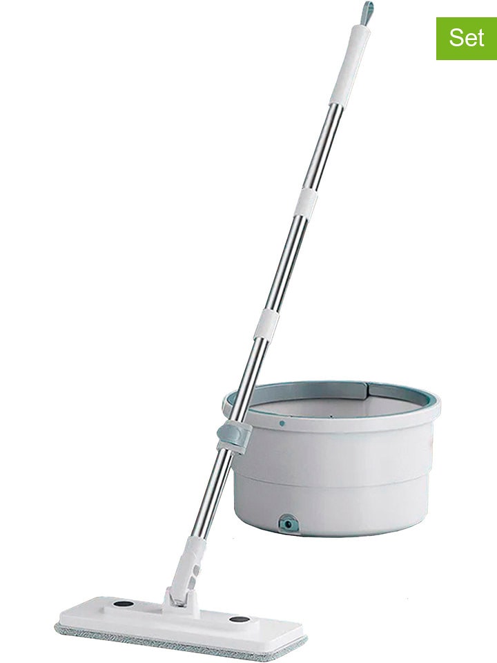 Joybos 2-częściowy zestaw w kolorze białym do mycia podłóg rozmiar: onesize