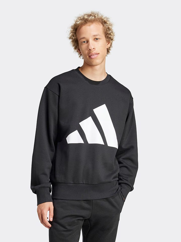 adidas Bluza w kolorze czarno-białym rozmiar: L