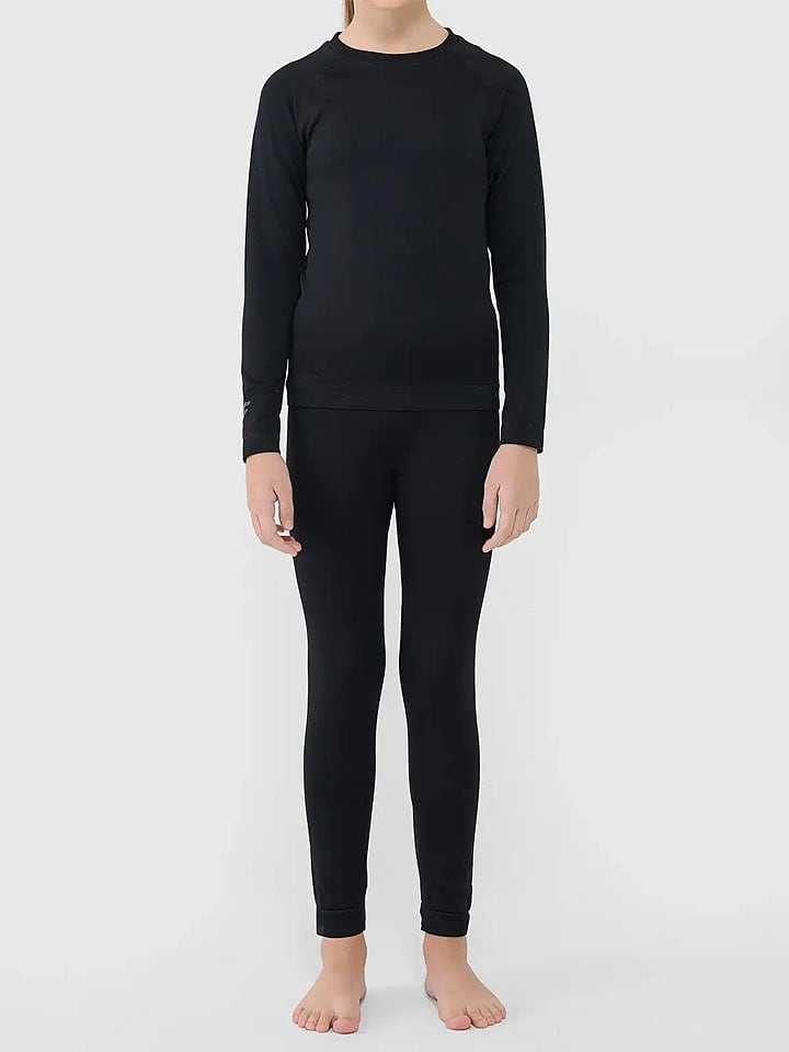 4F 2-częściowy zestaw bielizny termicznej w kolorze czarnym rozmiar: 164