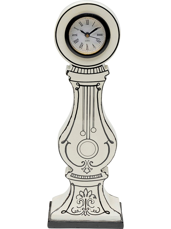Kare Zegar stołowy "Favola" w kolorze kremowym - 9 x 26 x 4,8 cm rozmiar: onesize