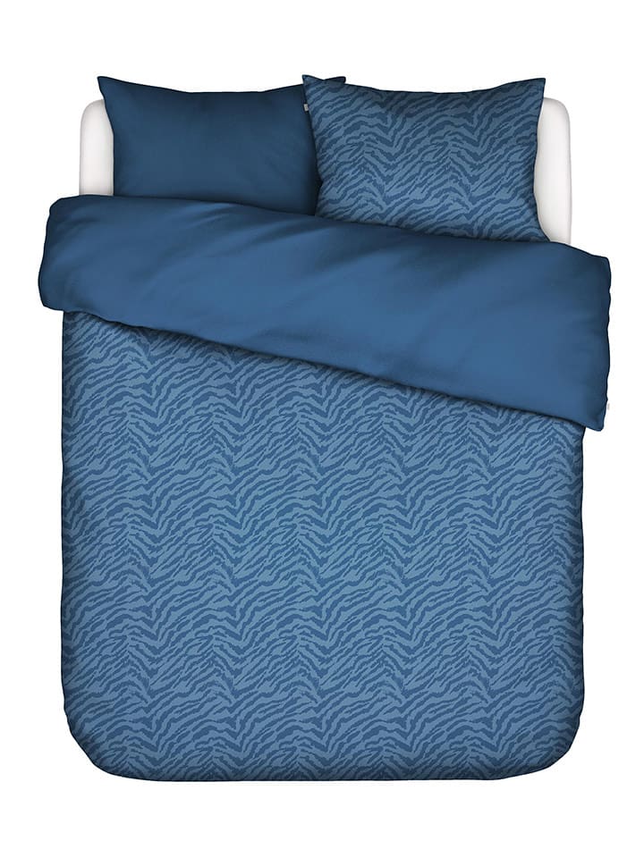 Essenza Komplet pościeli "Belen" w kolorze niebieskim rozmiar: 135x200 cm