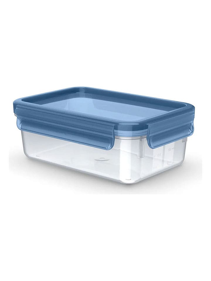 Emsa Pojemnik "Clip & Close Eco" w kolorze niebieskim na żywność - 1 l rozmiar: onesize