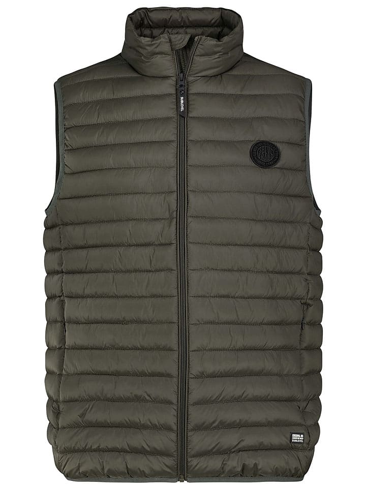 Sublevel Kamizelka pikowana "Carl" w kolorze ciemnobrązowym rozmiar: M