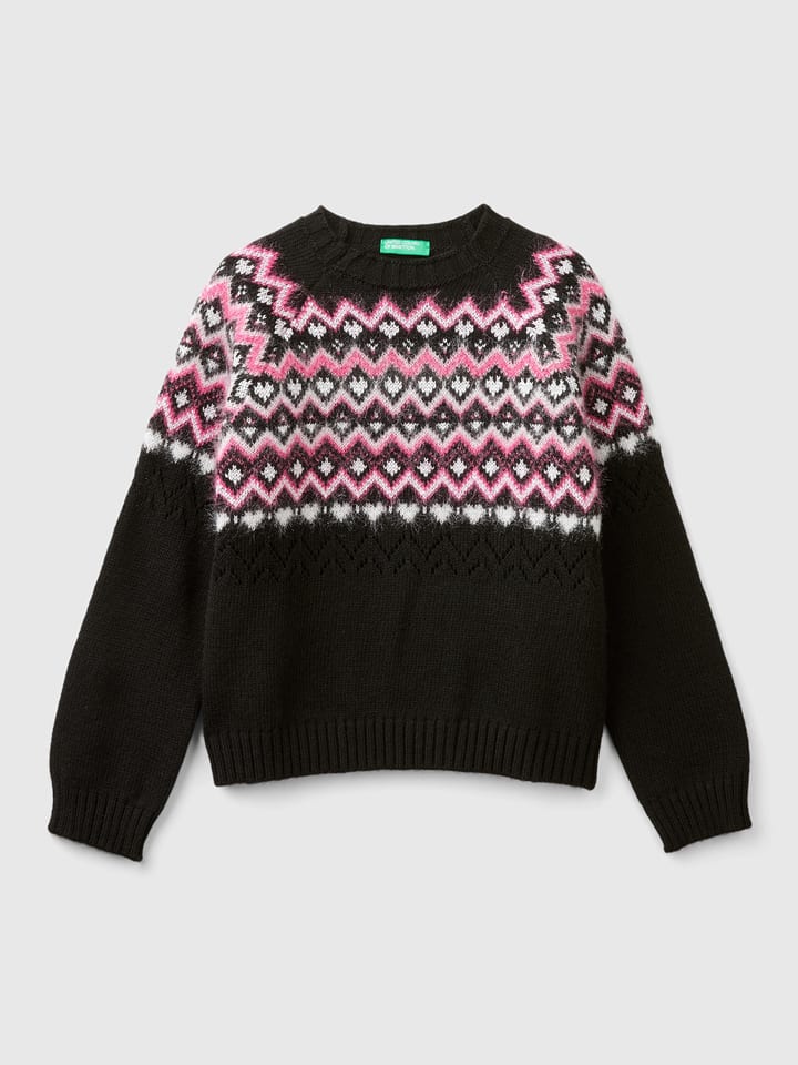 Benetton Sweter w kolorze czarnym rozmiar: 168