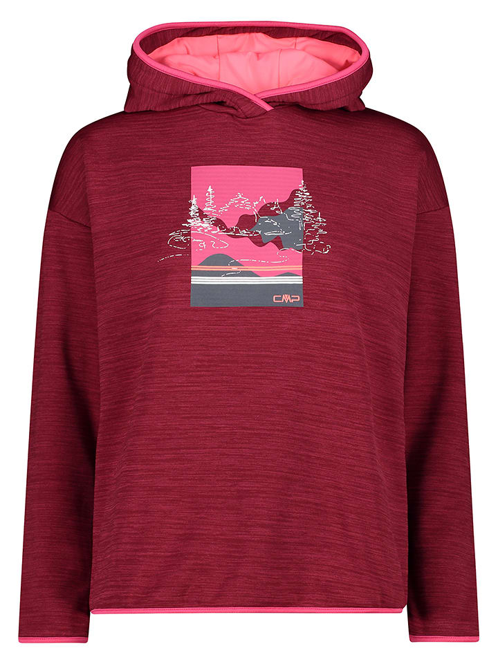 CMP Bluza polarowa w kolorze czerwonym rozmiar: 36