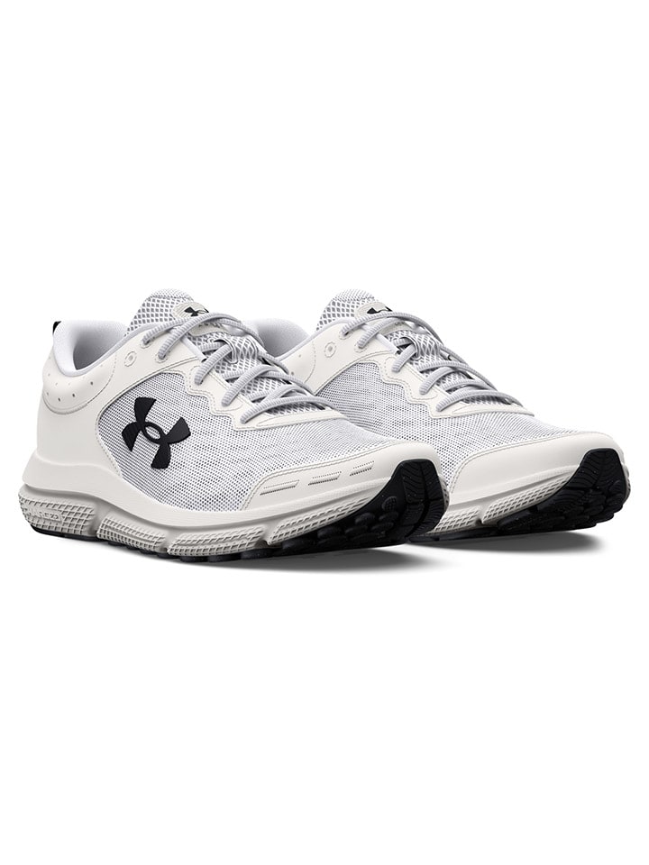 Under Armour Skórzane buty "Charged Assert 10" w kolorze białym do biegania rozmiar: 44,5