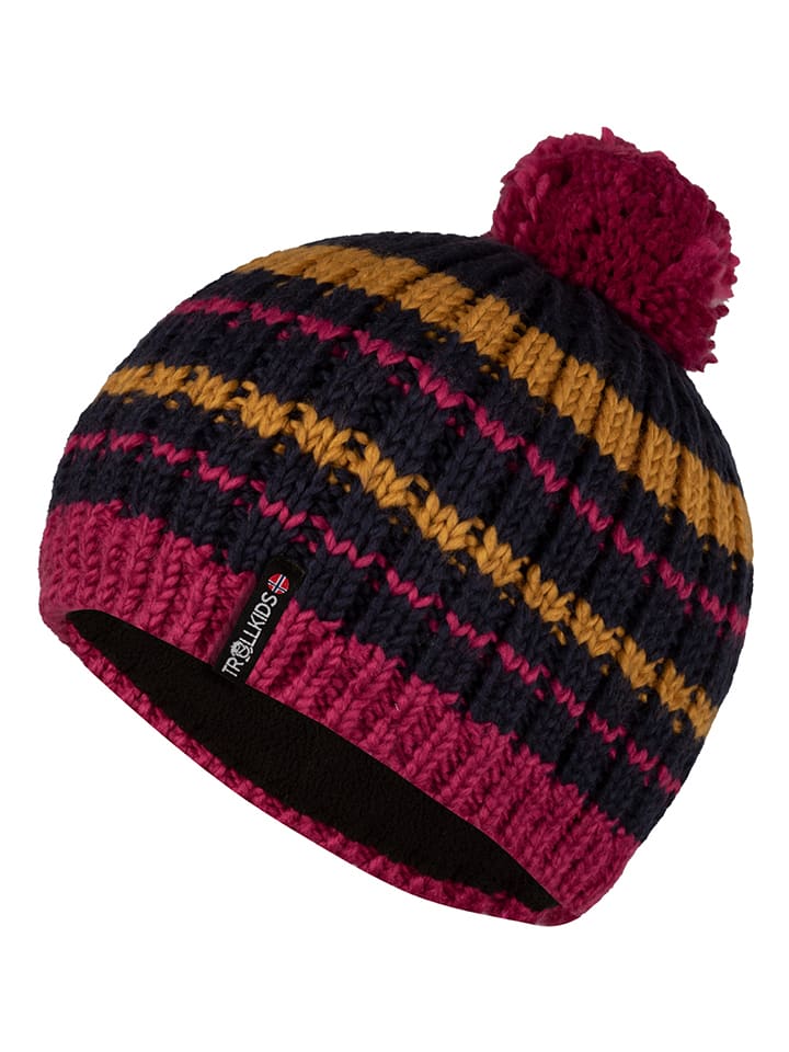 Trollkids Czapka "Hafjell" w kolorze fioletowym rozmiar: 48-52 cm