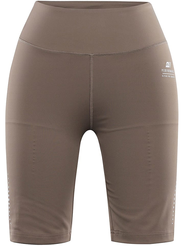 Alpine Pro Szorty funkcyjne "Garela" w kolorze brązowym rozmiar: M