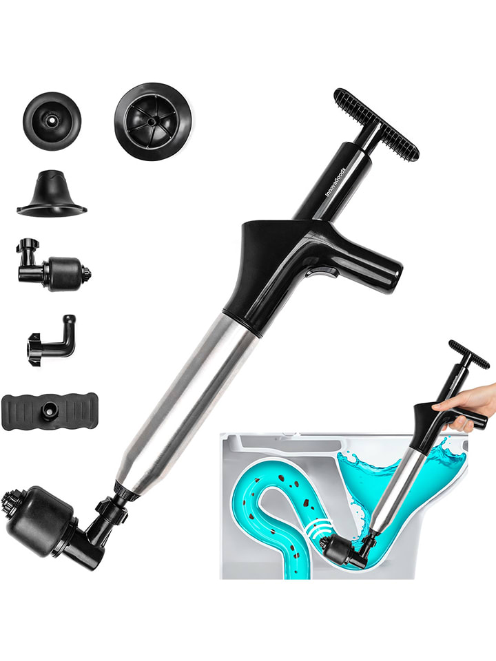 InnovaGoods Wysokociśnieniowa pompa powietrza w kolorze czarnym rozmiar: onesize