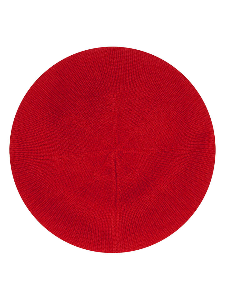 AUTHENTIC CASHMERE Kaszmirowa czapka "Liwi" w kolorze czerwonym rozmiar: onesize