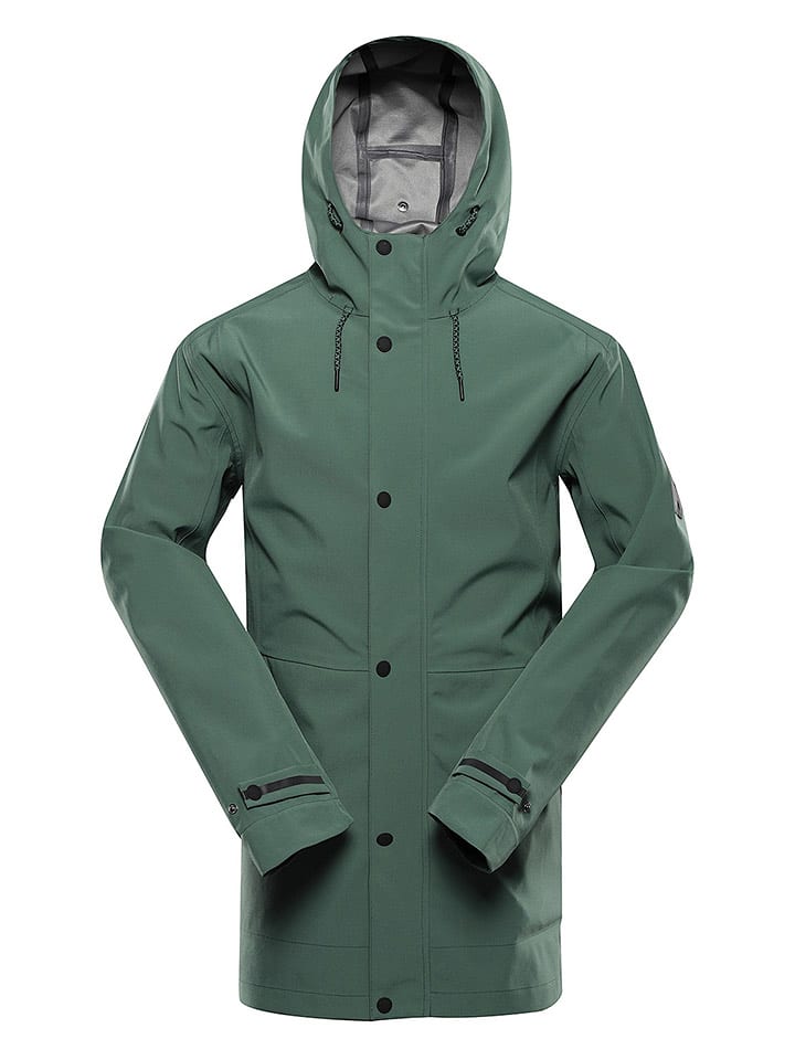 Alpine Pro Płaszcz przeciwdeszczowy "Setij" w kolorze zielonym rozmiar: XXL