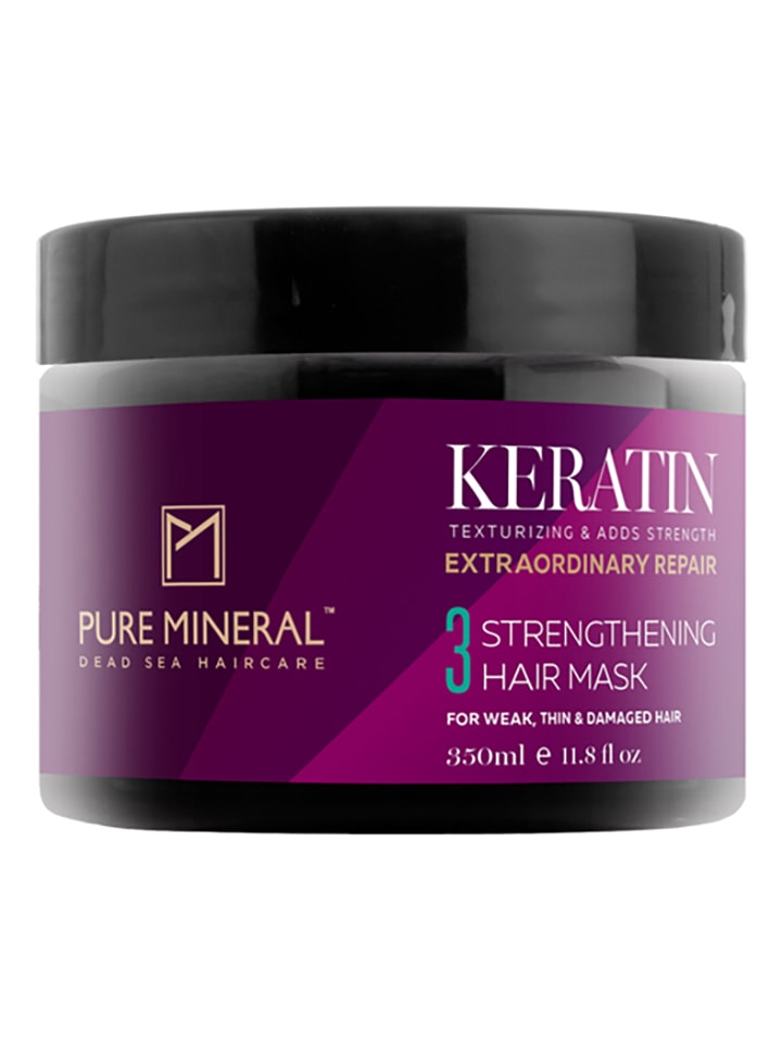PURE MINERAL Maska "Keratin - Revitalize and Damage Resistant" do włosów - 350 ml rozmiar: onesize