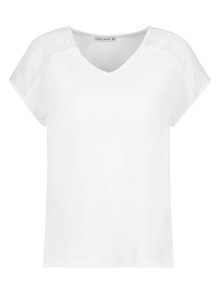 Fresh Made Koszulka w kolorze białym rozmiar: XS