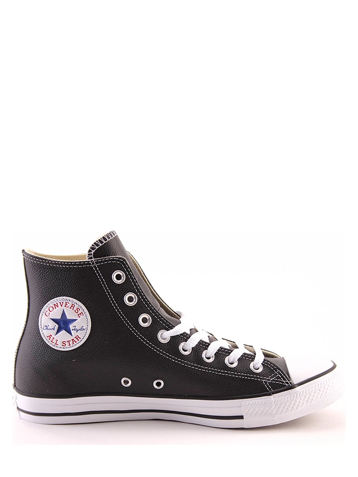 Converse Skórzane sneakersy "Chuck Taylor All Star" w kolorze czarnym rozmiar: 38