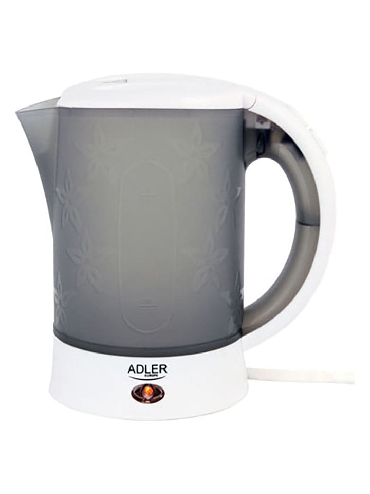 Adler Czajnik podróżny "AD 1268" w kolorze szaro-białym - 600 ml rozmiar: onesize