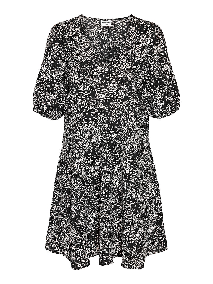 Noisy may Sukienka w kolorze czarno-białym rozmiar: S