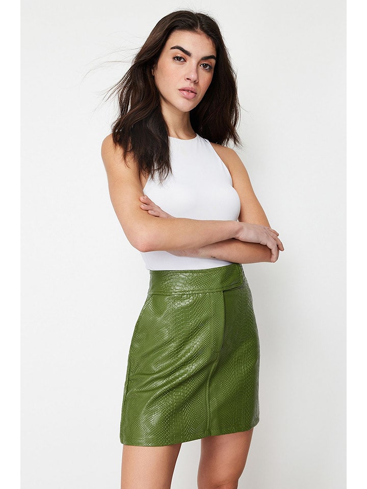 trendyol Spódnica w kolorze zielonym rozmiar: 36