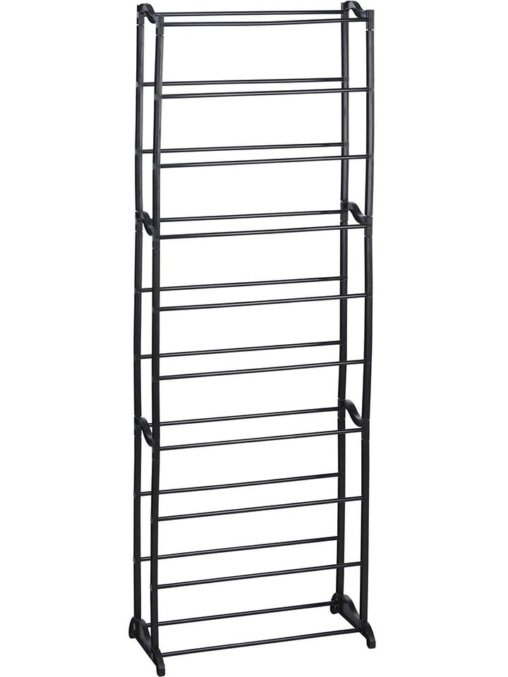 Joybos Regał w kolorze czarnym na buty - 50 x 130 x 24 cm rozmiar: onesize