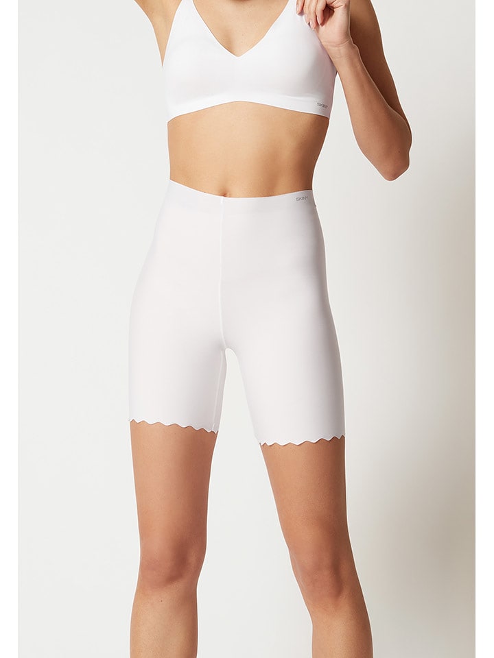 Skiny Szorty w kolorze białym rozmiar: 40/42