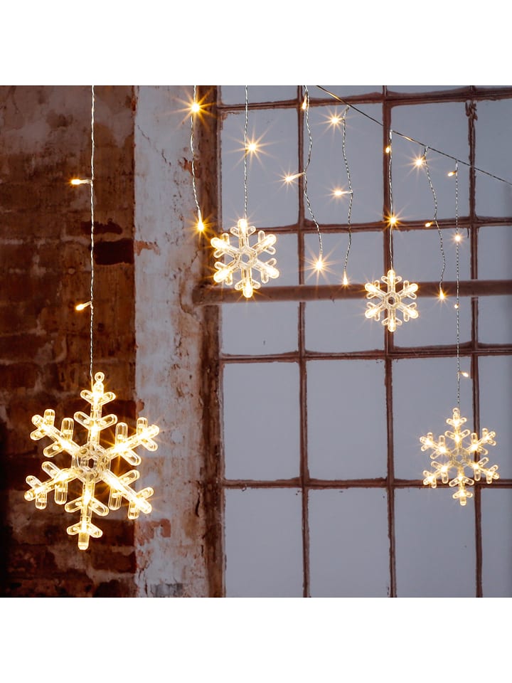 Profiline Girlanda LED "Snowflake" w kolorze ciepłej bieli - dł. 210 cm rozmiar: onesize