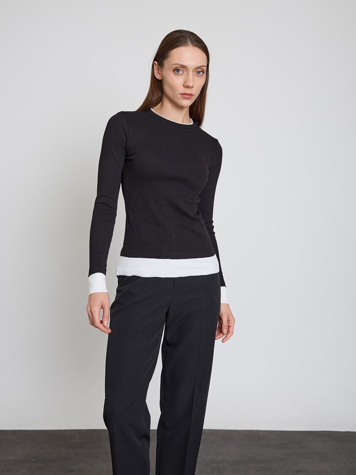 BGN Koszulka w kolorze czarnym rozmiar: 38