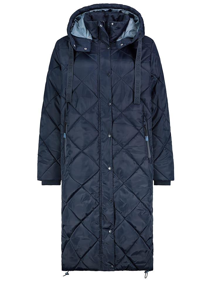 Sublevel Płaszcz pikowany w kolorze granatowym rozmiar: M