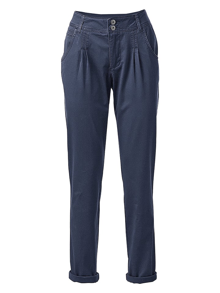 Heine Spodnie chino w kolorze granatowym rozmiar: W20