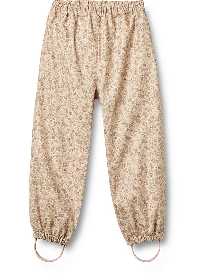 Wheat Spodnie przeciwdeszczowe "Olo" w kolorze beżowym rozmiar: 104