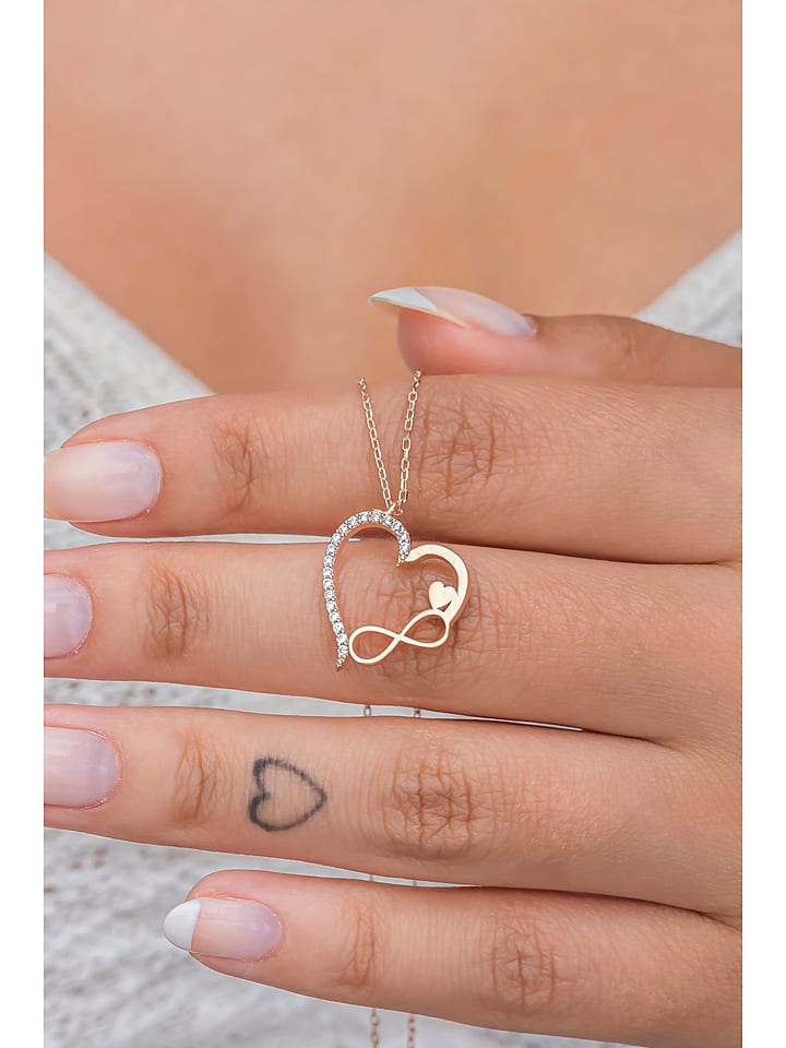 Lodie Silver Srebrny naszyjnik z cyrkoniami - dł. 42 cm rozmiar: onesize