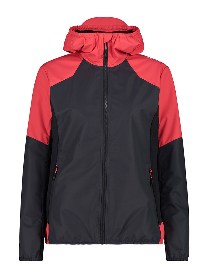 CMP Kurtka narciarska w kolorze czarno-czerwonym rozmiar: 38