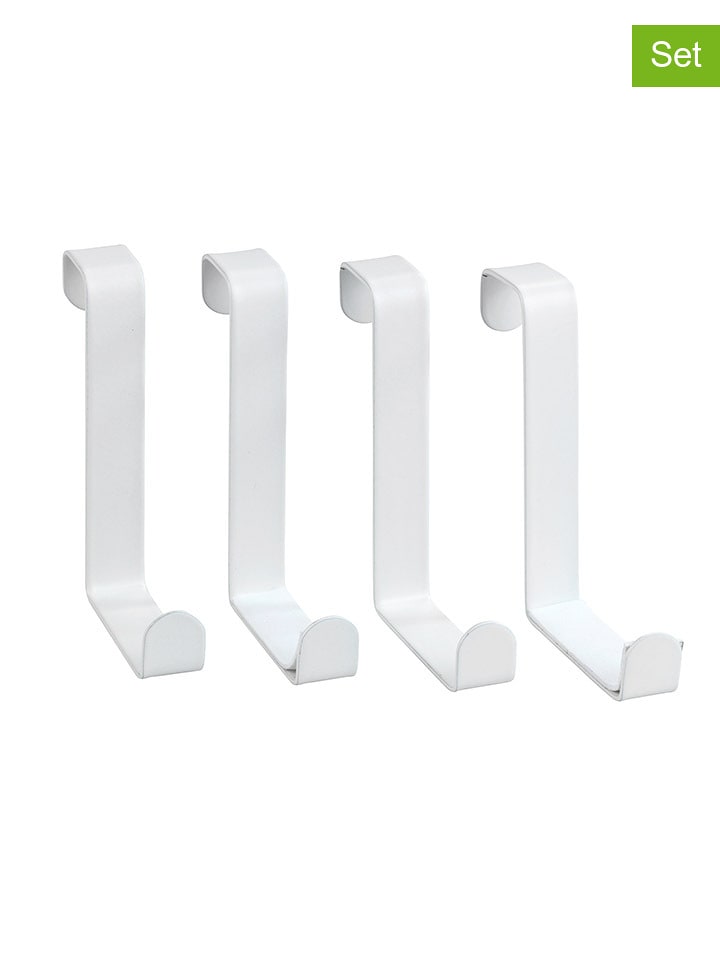 Wenko Haczyki (4 szt.) w kolorze białym na ręczniki rozmiar: onesize