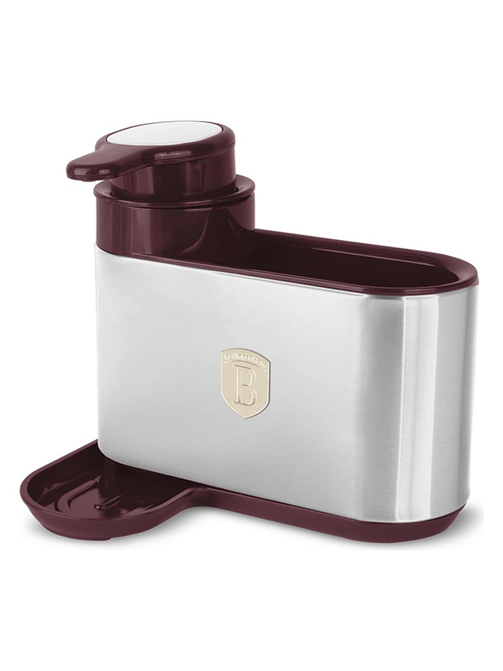 Berlinger Haus Organizer "Black Rose" w kolorze bordowym do zlewu - 17,8 x 15,8 x 12,7 cm rozmiar: onesize