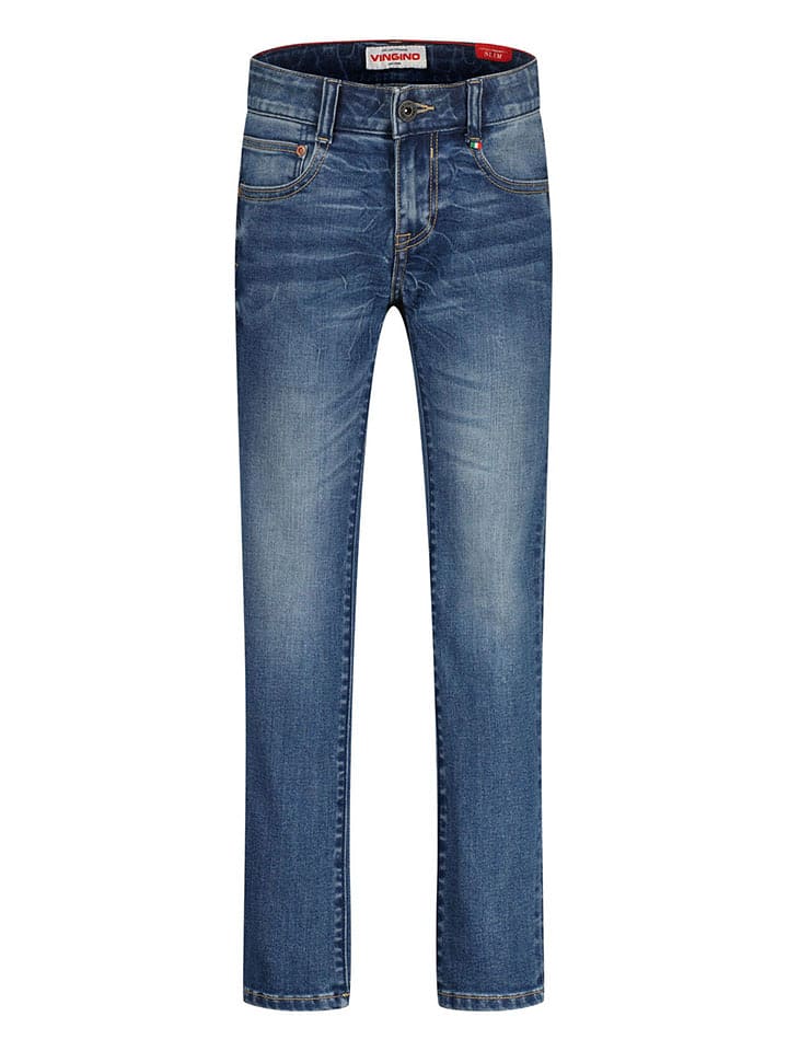 Vingino Dżinsy "Dante" - Regular fit - w kolorze niebieskim rozmiar: 152