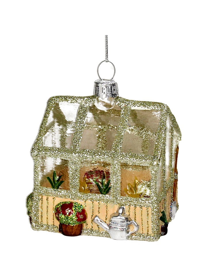 Kersten Ozdoba choinkowa "Small Greenhouse" ze wzorem - wys. 7,5 cm rozmiar: onesize