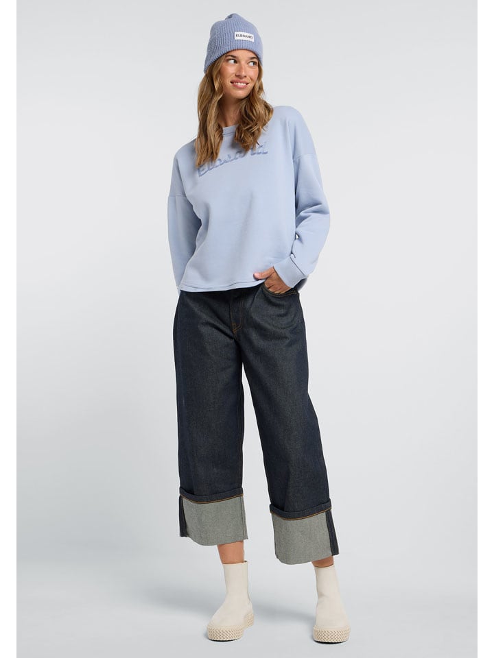 ELBSAND Bluza "Edrun" w kolorze błękitnym rozmiar: XL