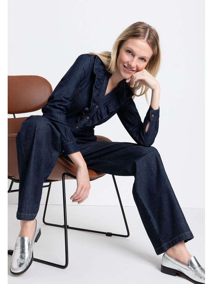 More & More Bluzka dżinsowa w kolorze granatowym rozmiar: 38